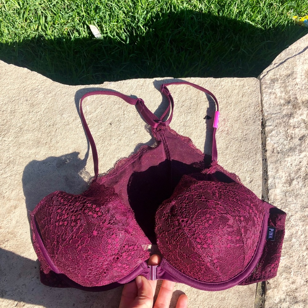 Pink’s race back push up bra and 32C
